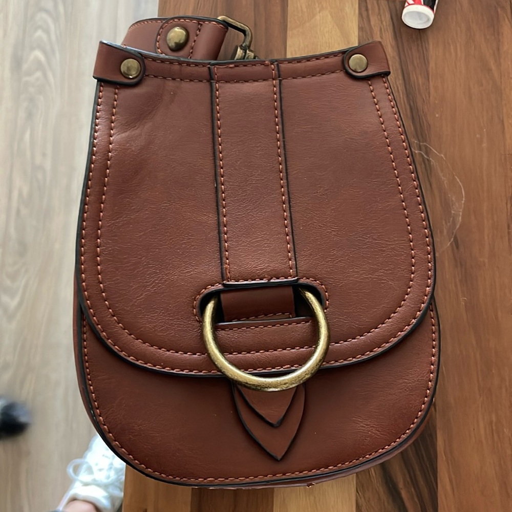 NWOT Vegan leather mini crossbody purse